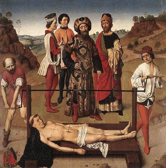 Dieric Bouts Martyrdom of St Erasmus Norge oil painting art